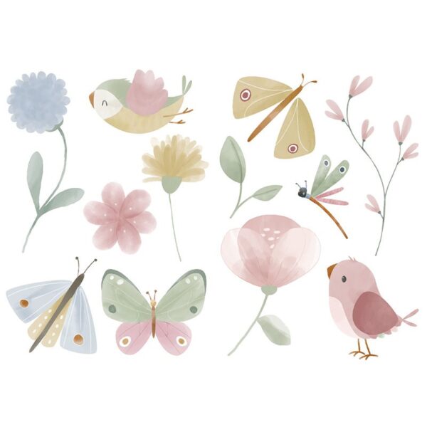 autocolantes-flowers-butterflies-little-dutch-