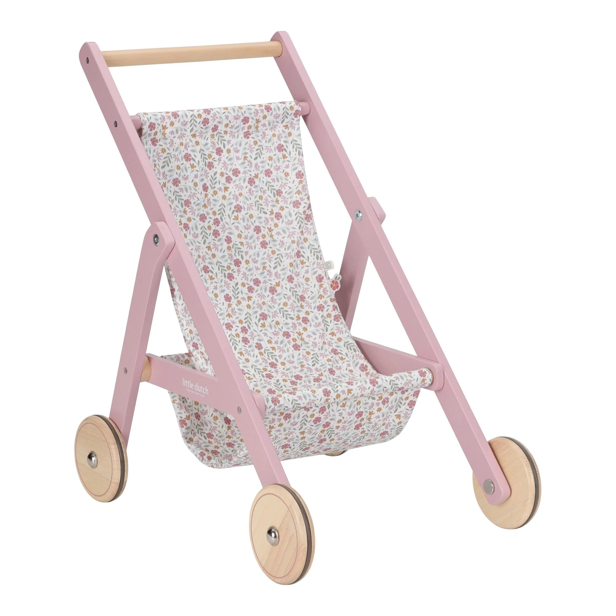 carrinho-de-bonecas-rosa-claro-little-dutch