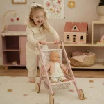 carrinho-de-bonecas-rosa-claro-little-dutch