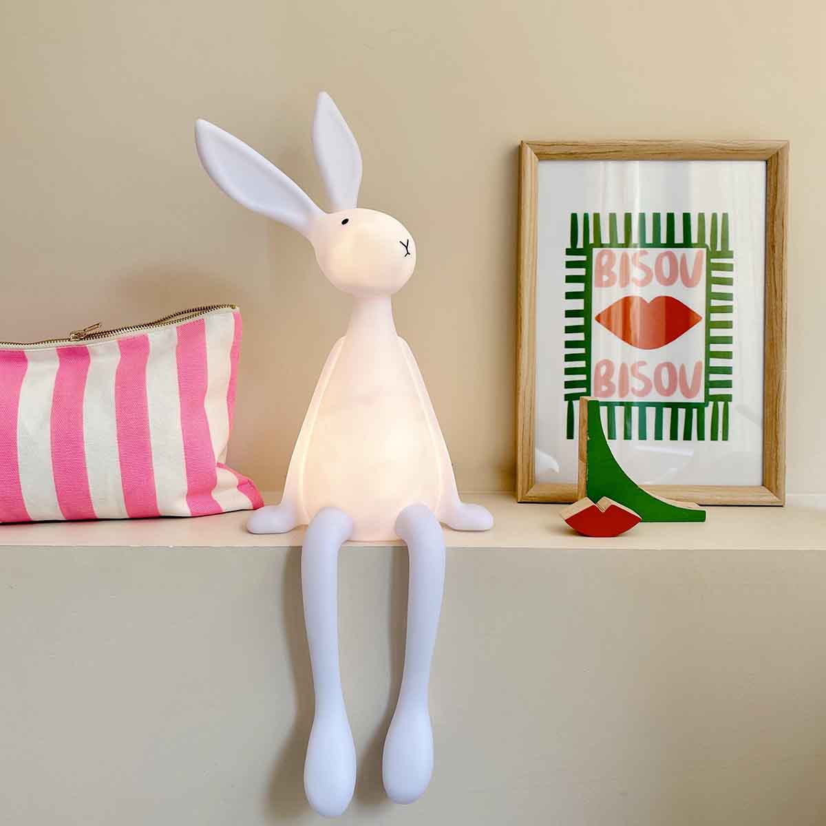 RABBIT_LAMP_JOSEPH_-_LILI_STRIPES_NEON_PINK