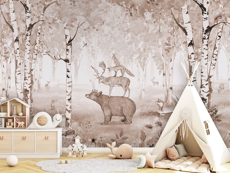 Kikki-belle-mural-de-parede-bear-kind