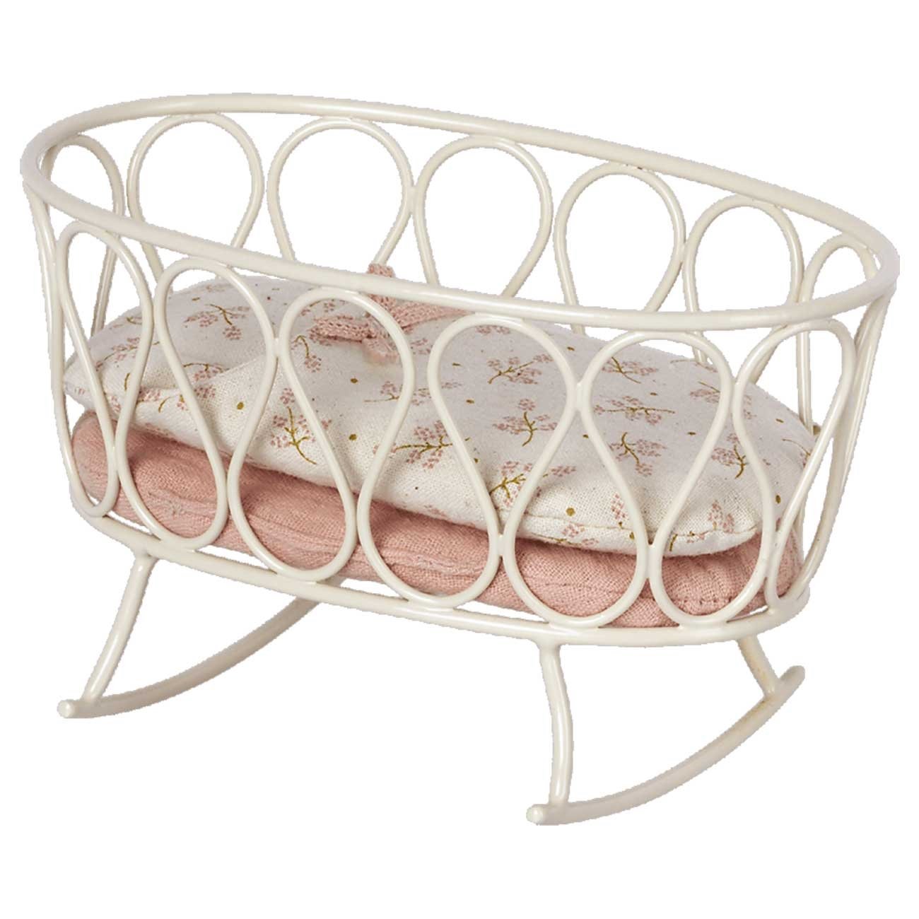 berço rosa maileg-berço-cradle-