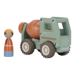 Betoneira de Madeira, com figura de Operária, da Little Dutch Betoneira de Madeira, com figura de Operária, da Little Dutch