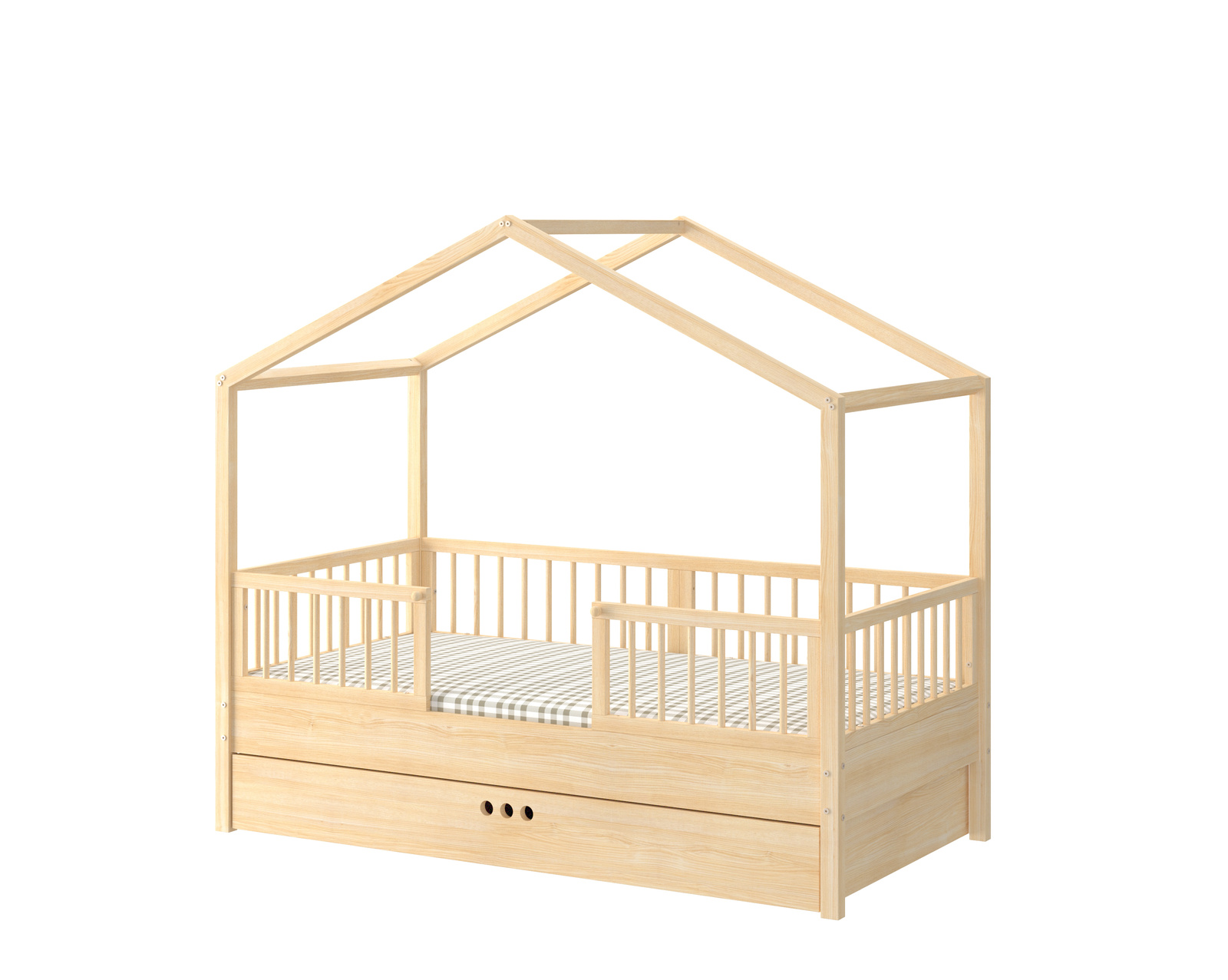 eng_pl_Dream-nest-pine-house-bed-80x160-along-with-two-safety-rails-and-a-drawer-1090_1