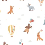 papel-de-parede-animals-and-ballons-lilipinso-