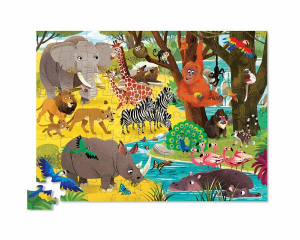crocodile creek-puzzle safari selvagem