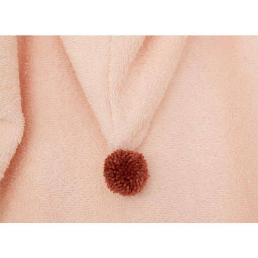poncho-rosa-com-pompom-3-5-anos-nobodinoz