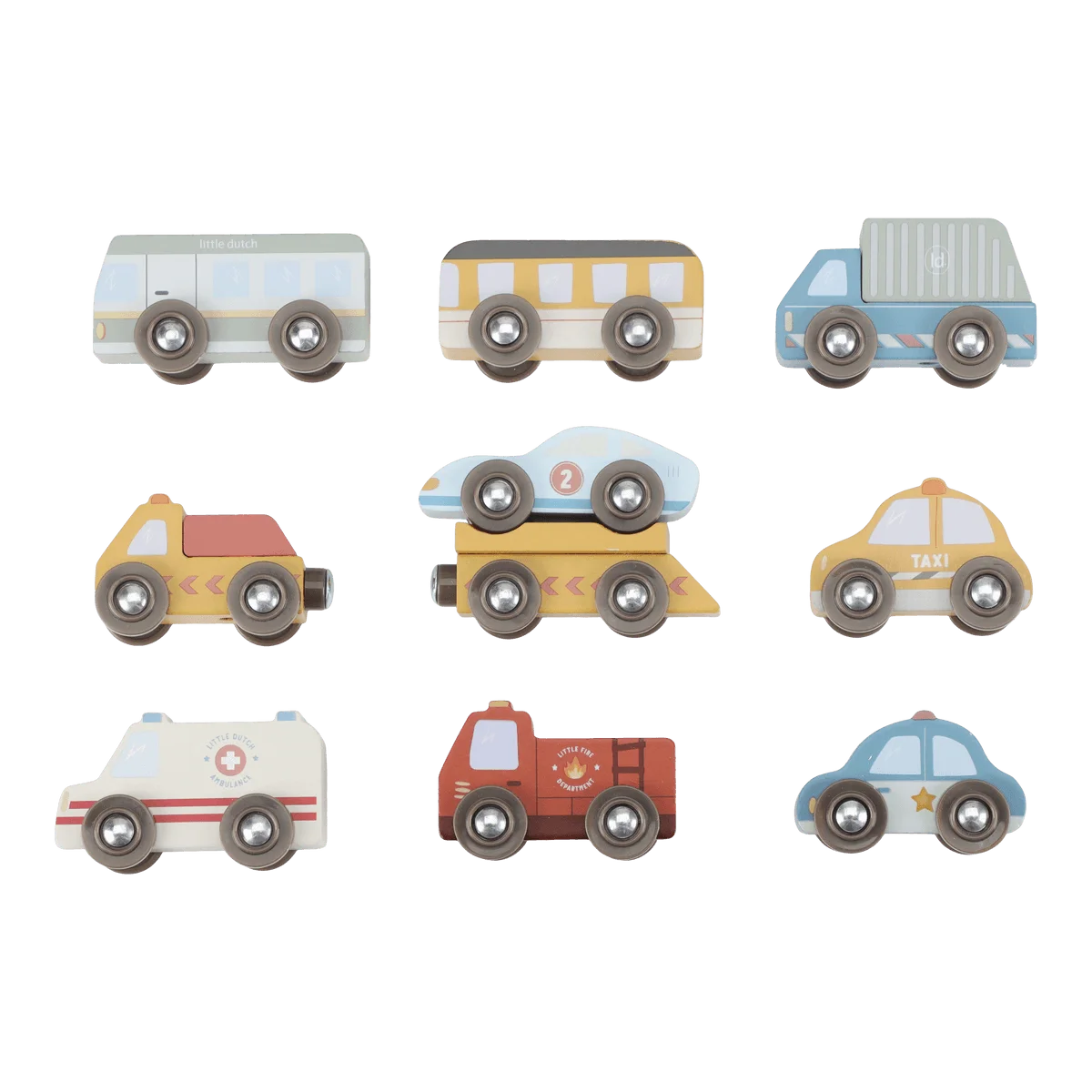 Conjunto de Carrinhos da Little Dutch