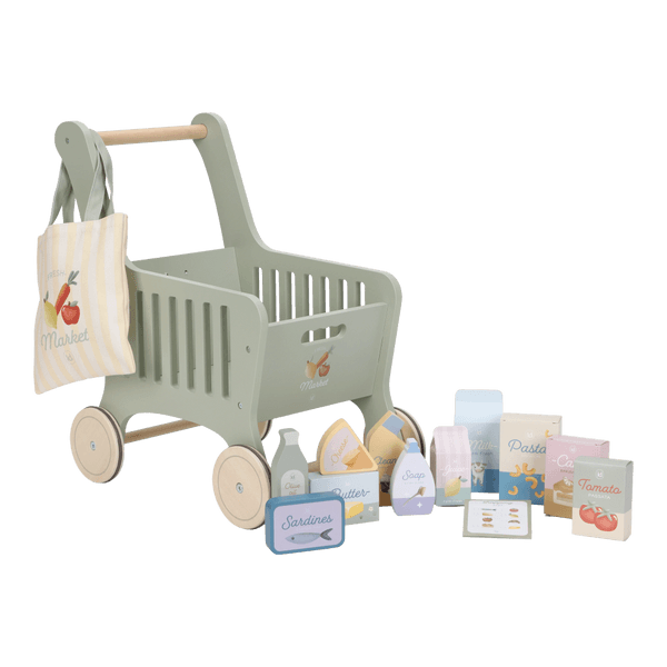 Carrinho de Compras Madeira da Little Dutch